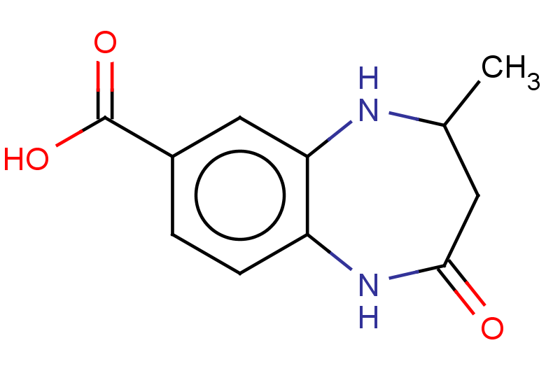 4-methyl-2-oxo-2,3,4,5-tetrahydro-1H-1,5-benzodiazepine-7-carboxylic acid