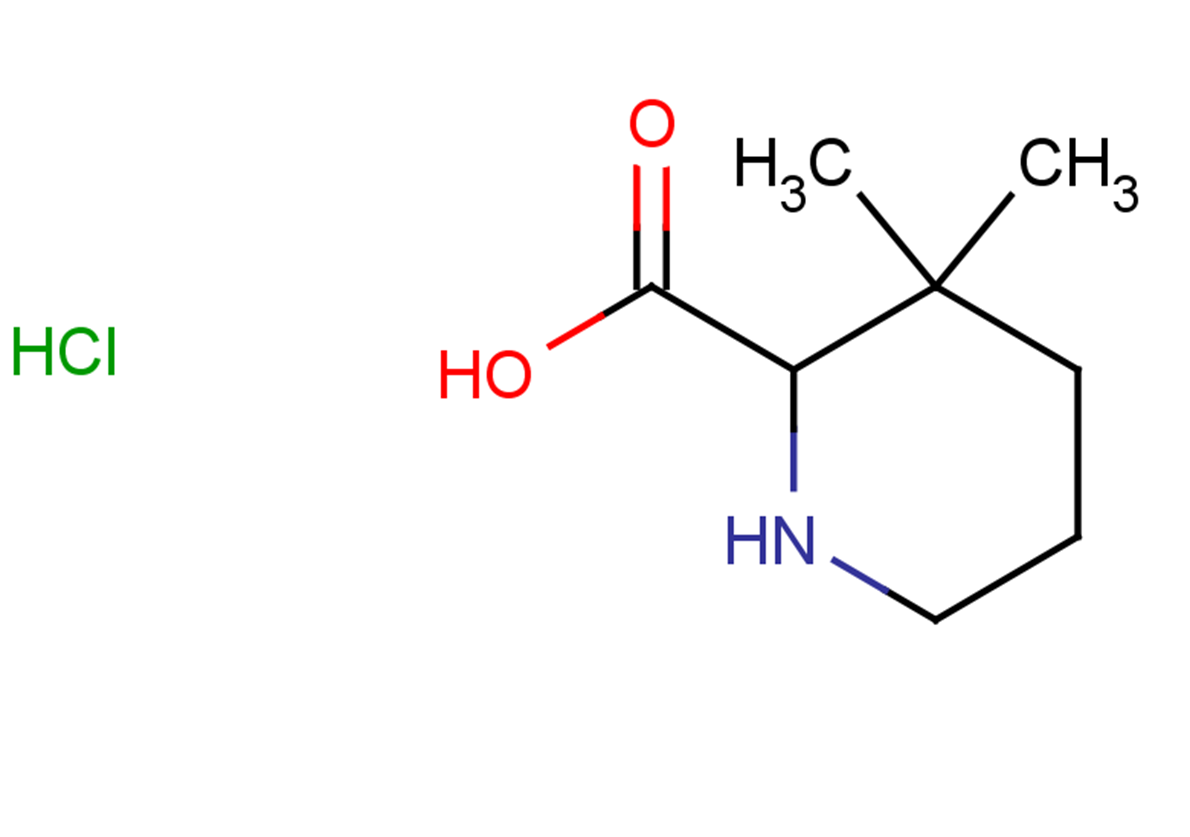 3,3-dimethylpiperidine-2-carboxylic acid hydrochloride