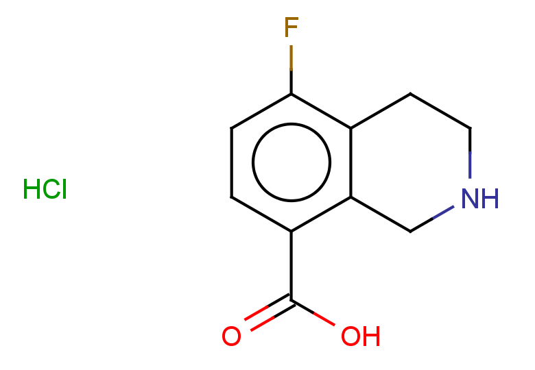 5-fluoro-1,2,3,4-tetrahydroisoquinoline-8-carboxylic acid hydrochloride