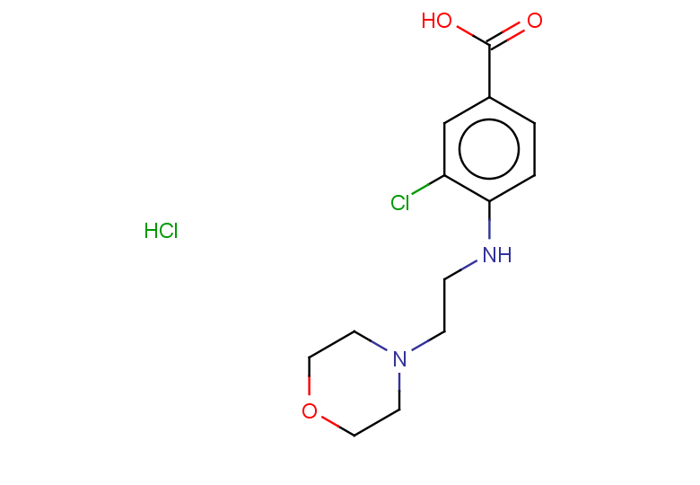 3-chloro-4-{[2-(morpholin-4-yl)ethyl]amino}benzoic acid hydrochloride