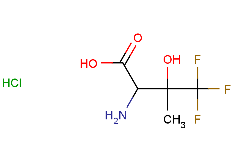 2-amino-4,4,4-trifluoro-3-hydroxy-3-methylbutanoic acid hydrochloride