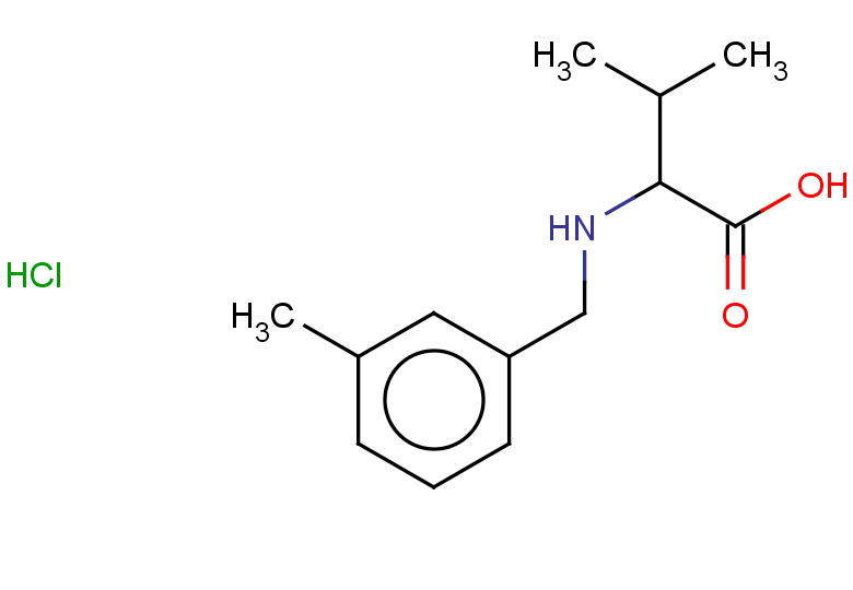 3-methyl-2-{[(3-methylphenyl)methyl]amino}butanoic acid hydrochloride