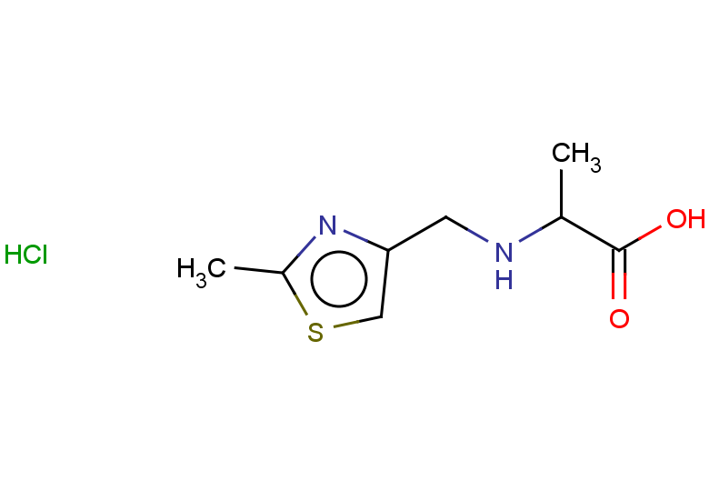 2-{[(2-methyl-1,3-thiazol-4-yl)methyl]amino}propanoic acid hydrochloride