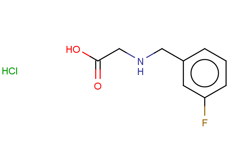 2-{[(3-fluorophenyl)methyl]amino}acetic acid hydrochloride