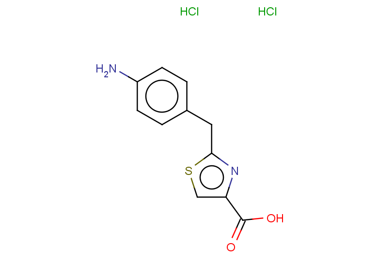 2-[(4-aminophenyl)methyl]-1,3-thiazole-4-carboxylic acid dihydrochloride