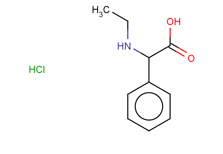 2-(ethylamino)-2-phenylacetic acid hydrochloride