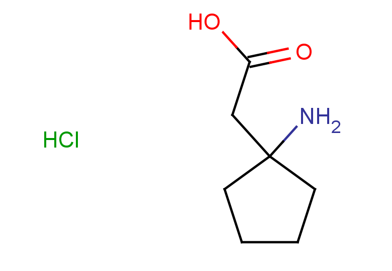 2-(1-aminocyclopentyl)acetic acid hydrochloride