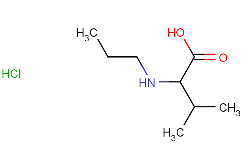 3-methyl-2-(propylamino)butanoic acid hydrochloride