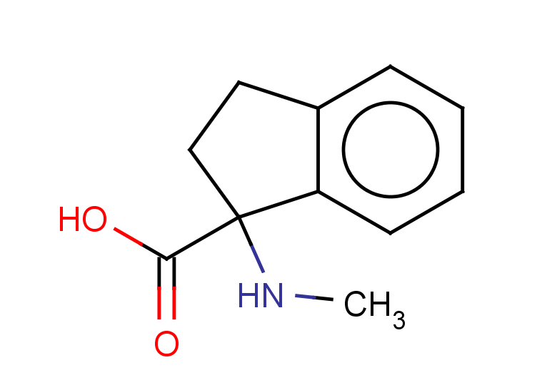 1-(methylamino)-2,3-dihydro-1H-indene-1-carboxylic acid