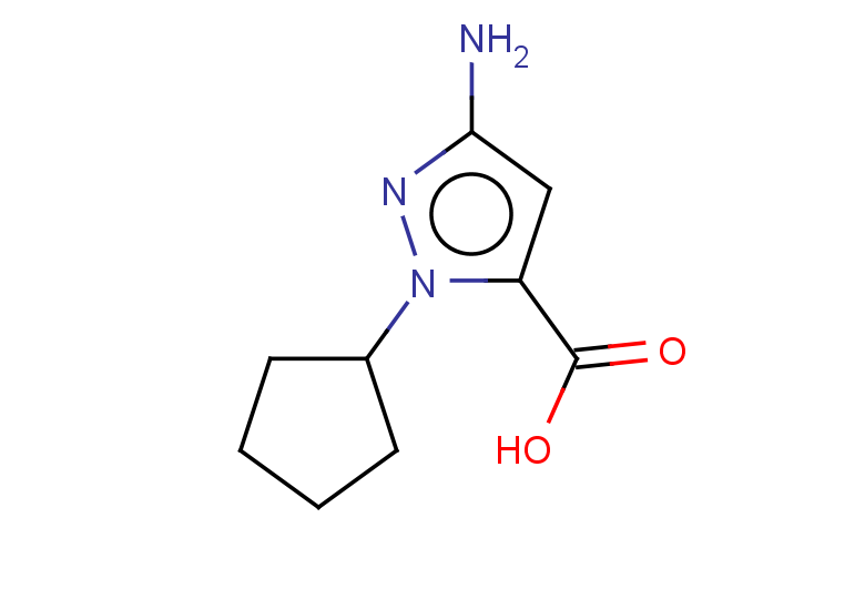 3-amino-1-cyclopentyl-1H-pyrazole-5-carboxylic acid