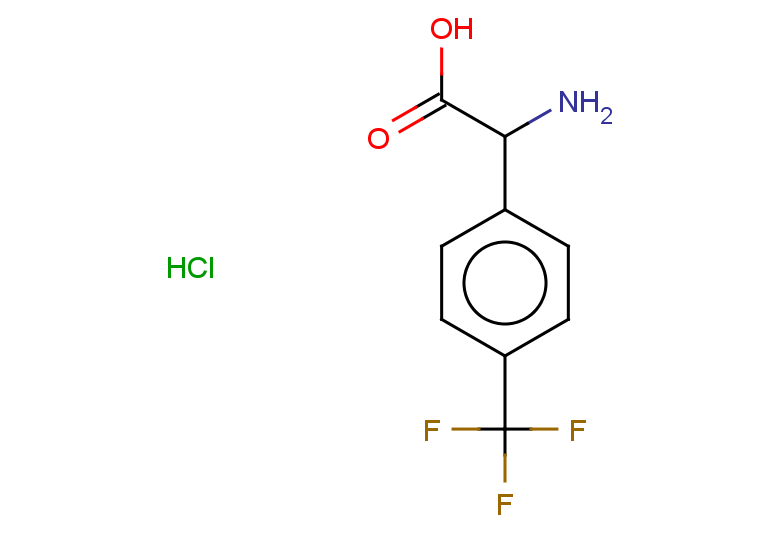 2-amino-2-[4-(trifluoromethyl)phenyl]acetic acid hydrochloride