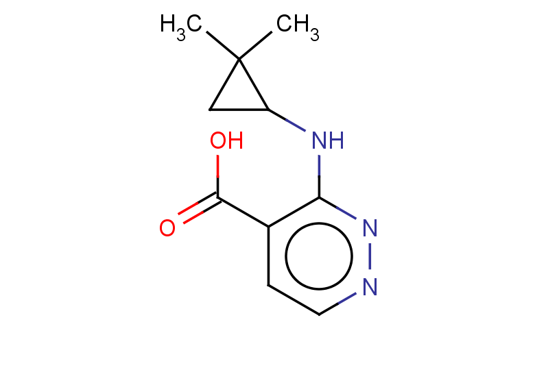 3-((2,2-dimethylcyclopropyl)amino)pyridazine-4-carboxylic acid