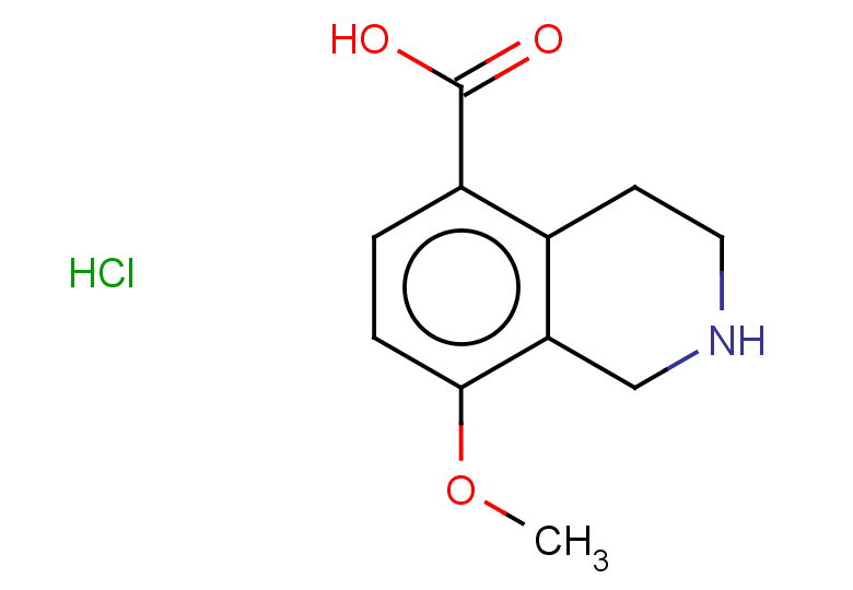 8-methoxy-1,2,3,4-tetrahydroisoquinoline-5-carboxylic acid hydrochloride