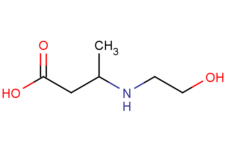 3-[(2-hydroxyethyl)amino]butanoic acid