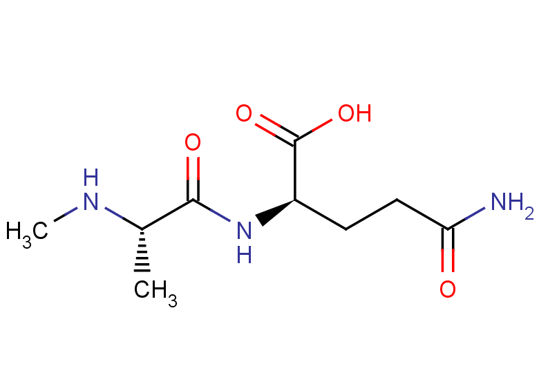 (2R)-4-carbamoyl-2-[(2S)-2-(methylamino)propanamido]butanoic acid