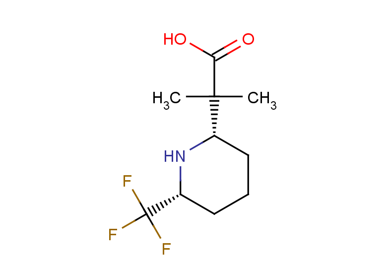 rac-2-methyl-2-[(2R,6S)-6-(trifluoromethyl)piperidin-2-yl]propanoic acid, cis