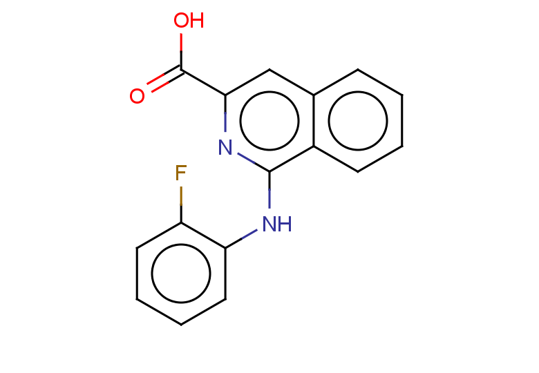 1-[(2-fluorophenyl)amino]isoquinoline-3-carboxylic acid