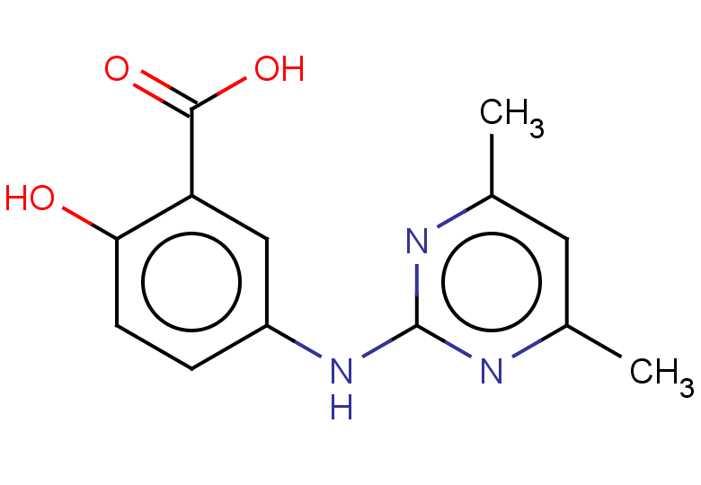 5-[(4,6-dimethylpyrimidin-2-yl)amino]-2-hydroxybenzoic acid