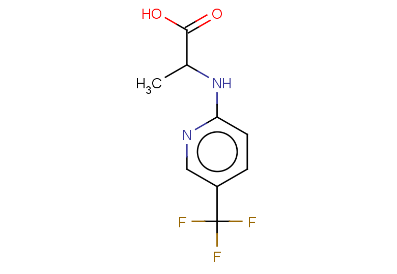 2-((5-(trifluoromethyl)pyridin-2-yl)amino)propanoic acid