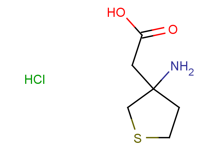 2-(3-aminothiolan-3-yl)acetic acid hydrochloride