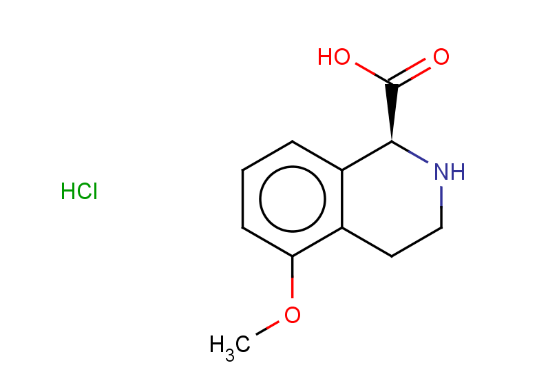 (1S)-5-methoxy-1,2,3,4-tetrahydroisoquinoline-1-carboxylic acid hydrochloride