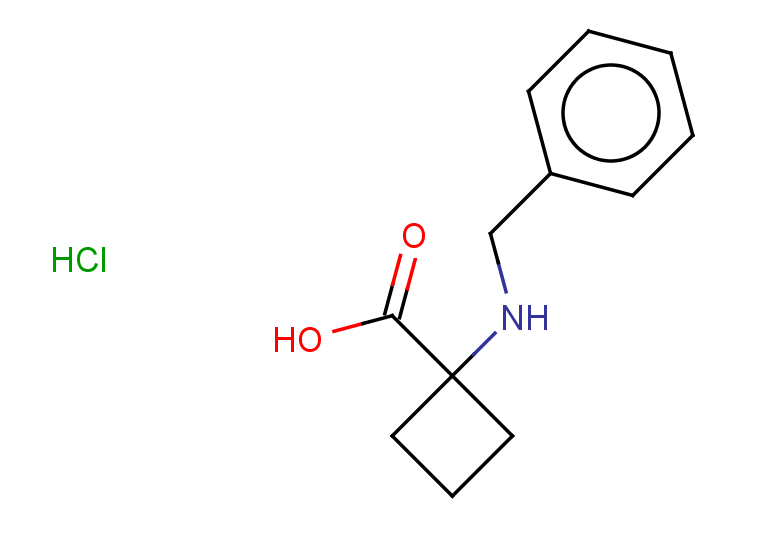 1-(benzylamino)cyclobutane-1-carboxylic acid hydrochloride