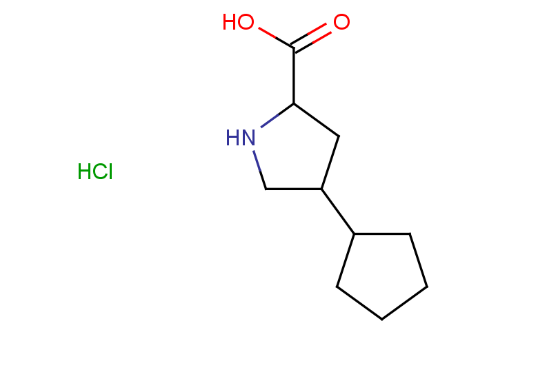 4-cyclopentylpyrrolidine-2-carboxylic acid hydrochloride