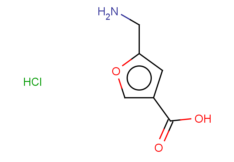 5-(aminomethyl)furan-3-carboxylic acid hydrochloride