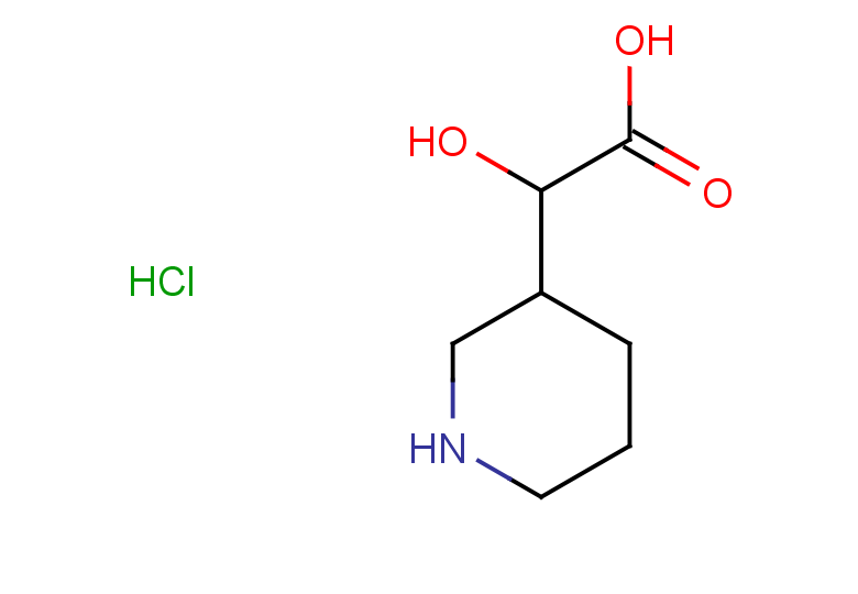 2-hydroxy-2-(piperidin-3-yl)acetic acid hydrochloride