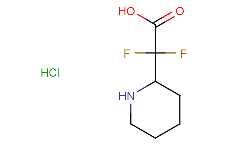 2,2-difluoro-2-(piperidin-2-yl)acetic acid hydrochloride