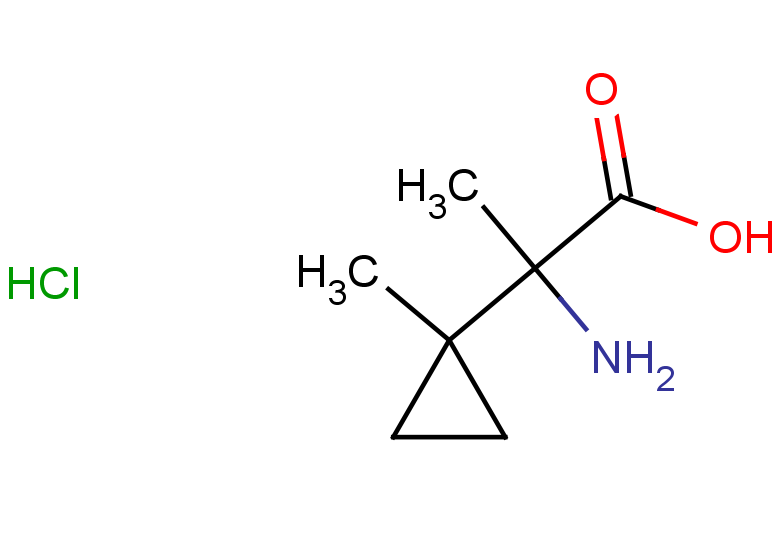 2-amino-2-(1-methylcyclopropyl)propanoic acid hydrochloride