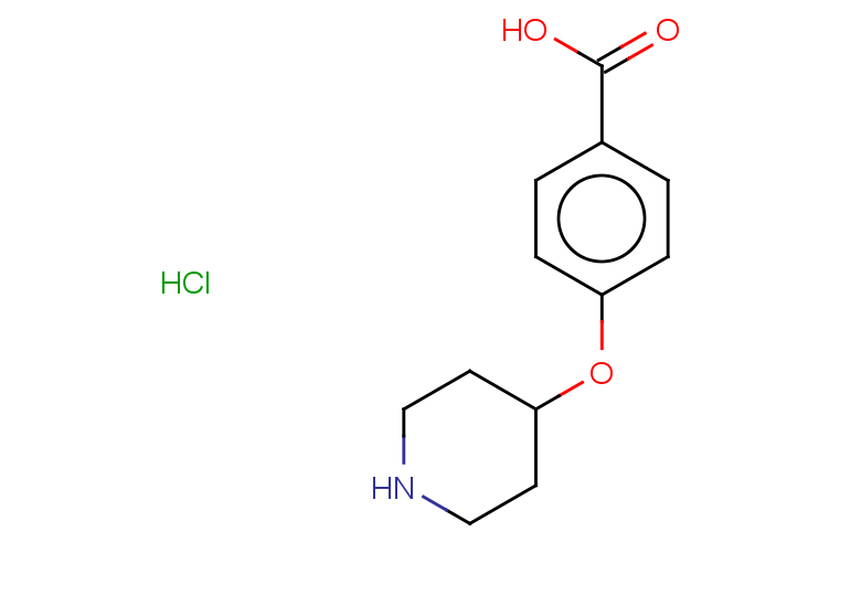 4-(piperidin-4-yloxy)benzoic acid hydrochloride