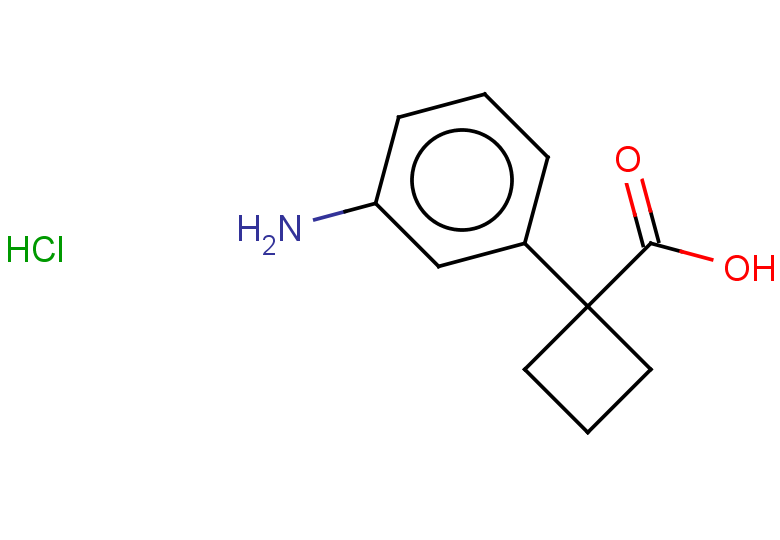 1-(3-aminophenyl)cyclobutane-1-carboxylic acid hydrochloride