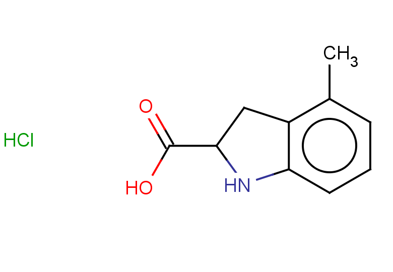 4-methyl-2,3-dihydro-1H-indole-2-carboxylic acid hydrochloride