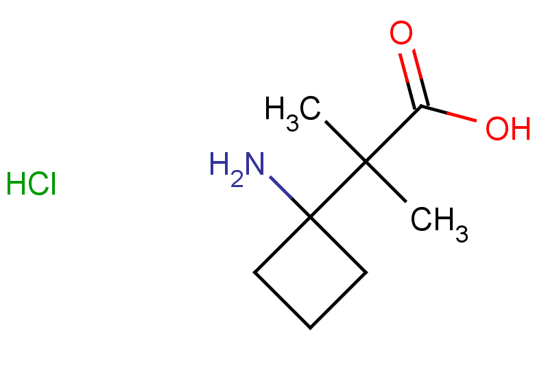 2-(1-aminocyclobutyl)-2-methylpropanoic acid hydrochloride