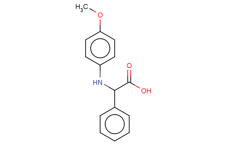 2-((4-methoxyphenyl)amino)-2-phenylacetic acid