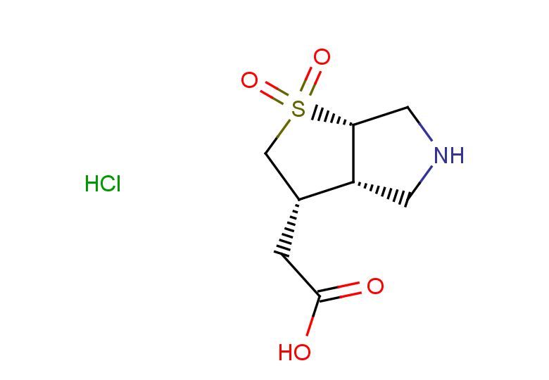 rac-2-[(3R,3aR,6aR)-1,1-dioxo-hexahydro-2H-1lambda6-thieno[2,3-c]pyrrol-3-yl]acetic acid hydrochloride