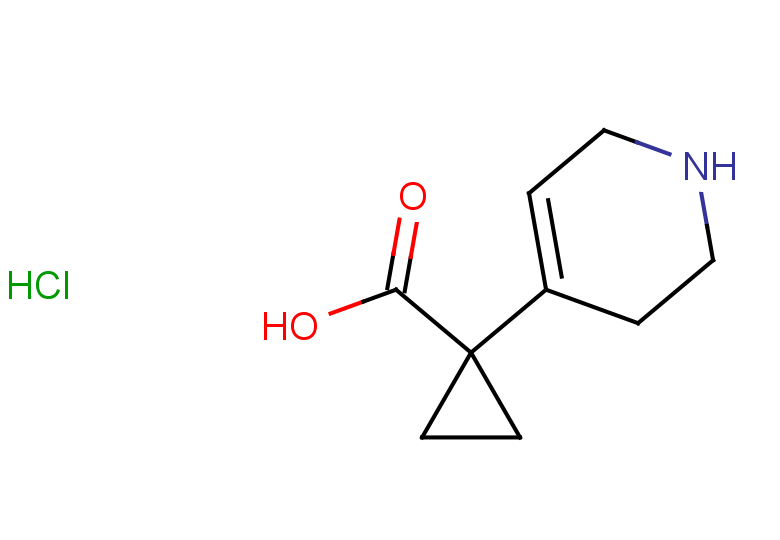 1-(1,2,3,6-tetrahydropyridin-4-yl)cyclopropane-1-carboxylic acid hydrochloride