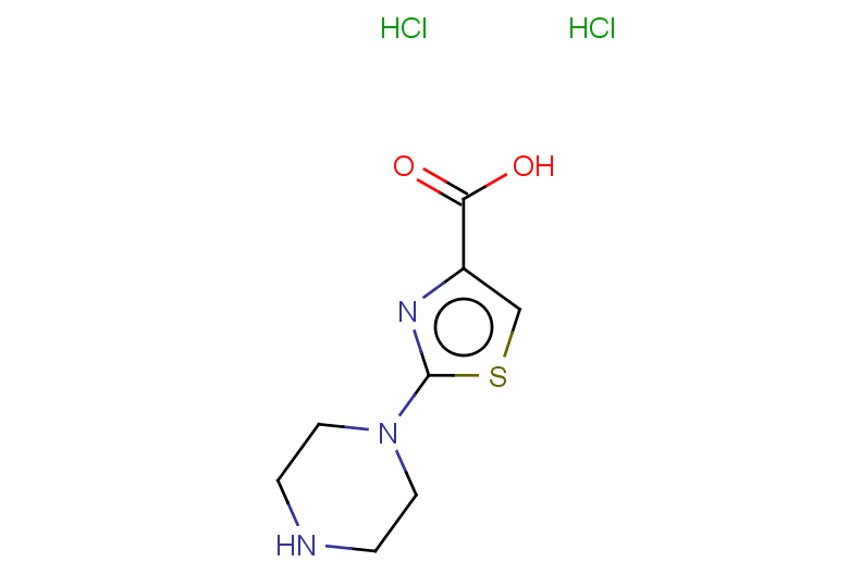 2-(piperazin-1-yl)-1,3-thiazole-4-carboxylic acid dihydrochloride