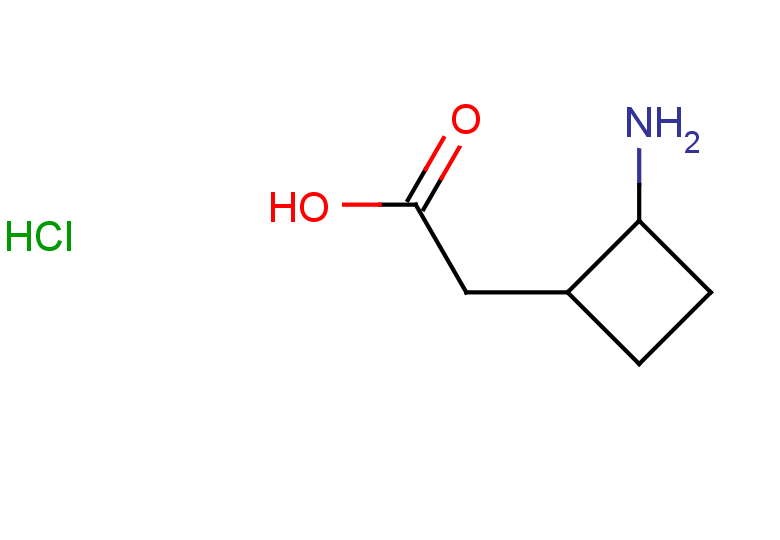 2-(2-aminocyclobutyl)acetic acid hydrochloride, Mixture of diastereomers