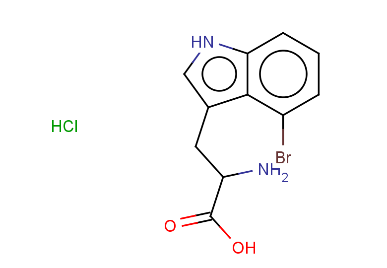 2-amino-3-(4-bromo-1H-indol-3-yl)propanoic acid hydrochloride