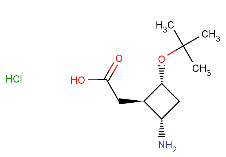 rac-2-[(1S,2R,4S)-2-amino-4-(tert-butoxy)cyclobutyl]acetic acid hydrochloride
