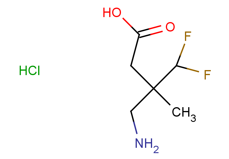 4-amino-3-(difluoromethyl)-3-methylbutanoic acid hydrochloride