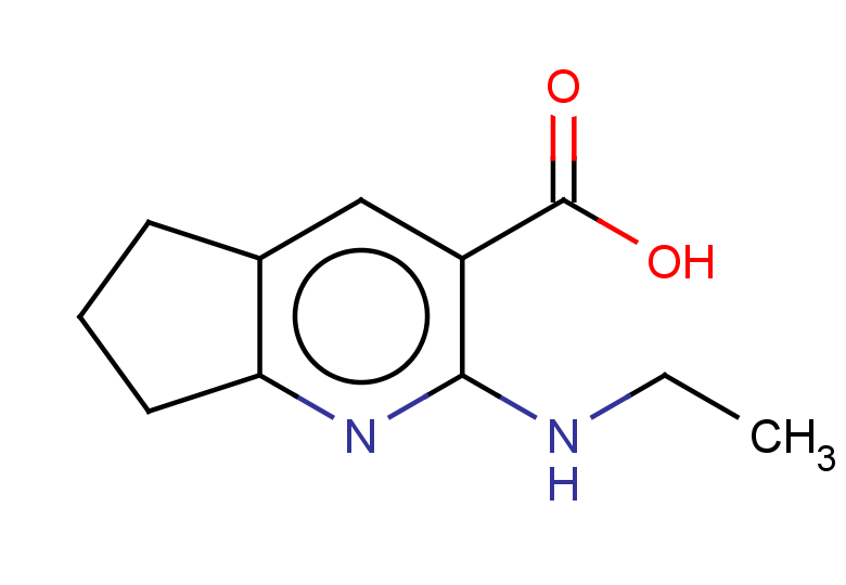 2-(ethylamino)-5H,6H,7H-cyclopenta[b]pyridine-3-carboxylic acid