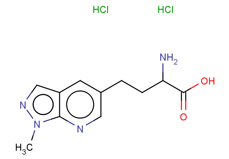 2-amino-4-{1-methyl-1H-pyrazolo[3,4-b]pyridin-5-yl}butanoic acid dihydrochloride
