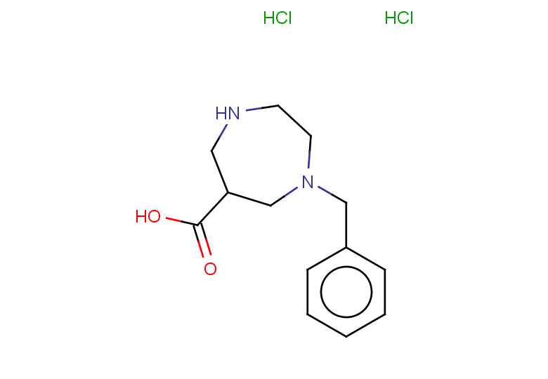 1-benzyl-1,4-diazepane-6-carboxylic acid dihydrochloride