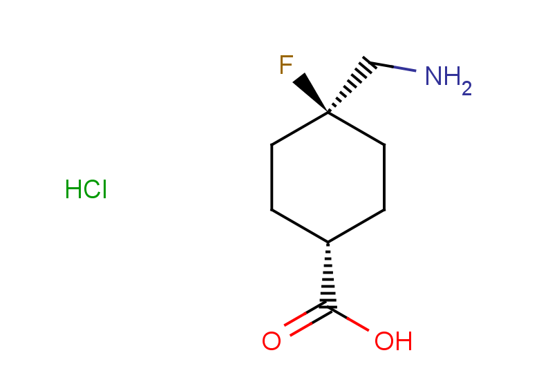 rac-(1r,4r)-4-(aminomethyl)-4-fluorocyclohexane-1-carboxylic acid hydrochloride