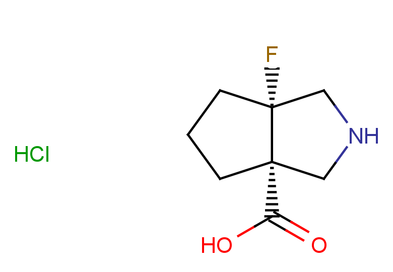 rac-(3aR,6aS)-6a-fluoro-octahydrocyclopenta[c]pyrrole-3a-carboxylic acid hydrochloride