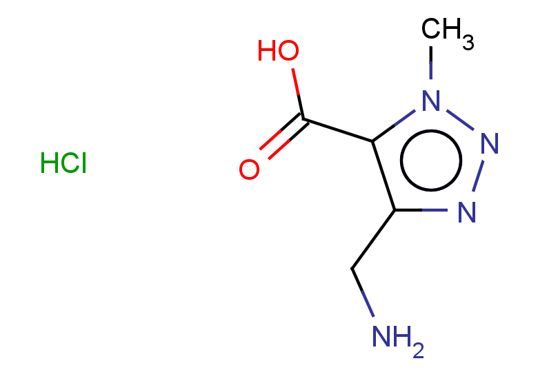 4-(aminomethyl)-1-methyl-1H-1,2,3-triazole-5-carboxylic acid hydrochloride