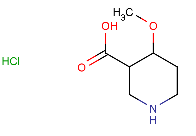 4-methoxypiperidine-3-carboxylic acid hydrochloride, Mixture of diastereomers